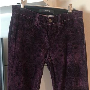 J brand purple pants